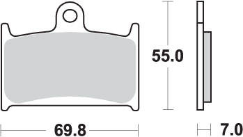 Hamulcowe kh145 / kh236 street excel sinter kolor złoty pasuje do suzuki rf900 `94-97 gsf 1200 bandit `97-00